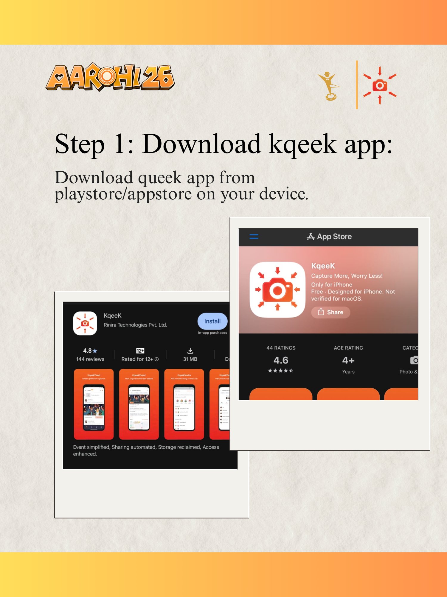 Step 1: Download KqeeK App