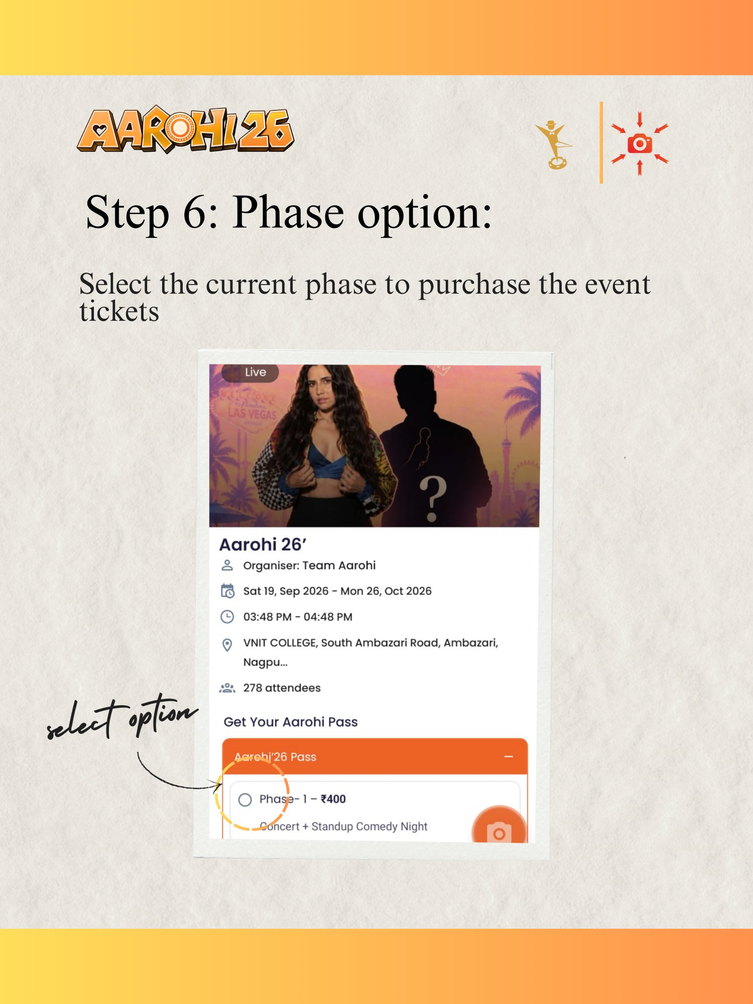 Step 6: Select Phase
